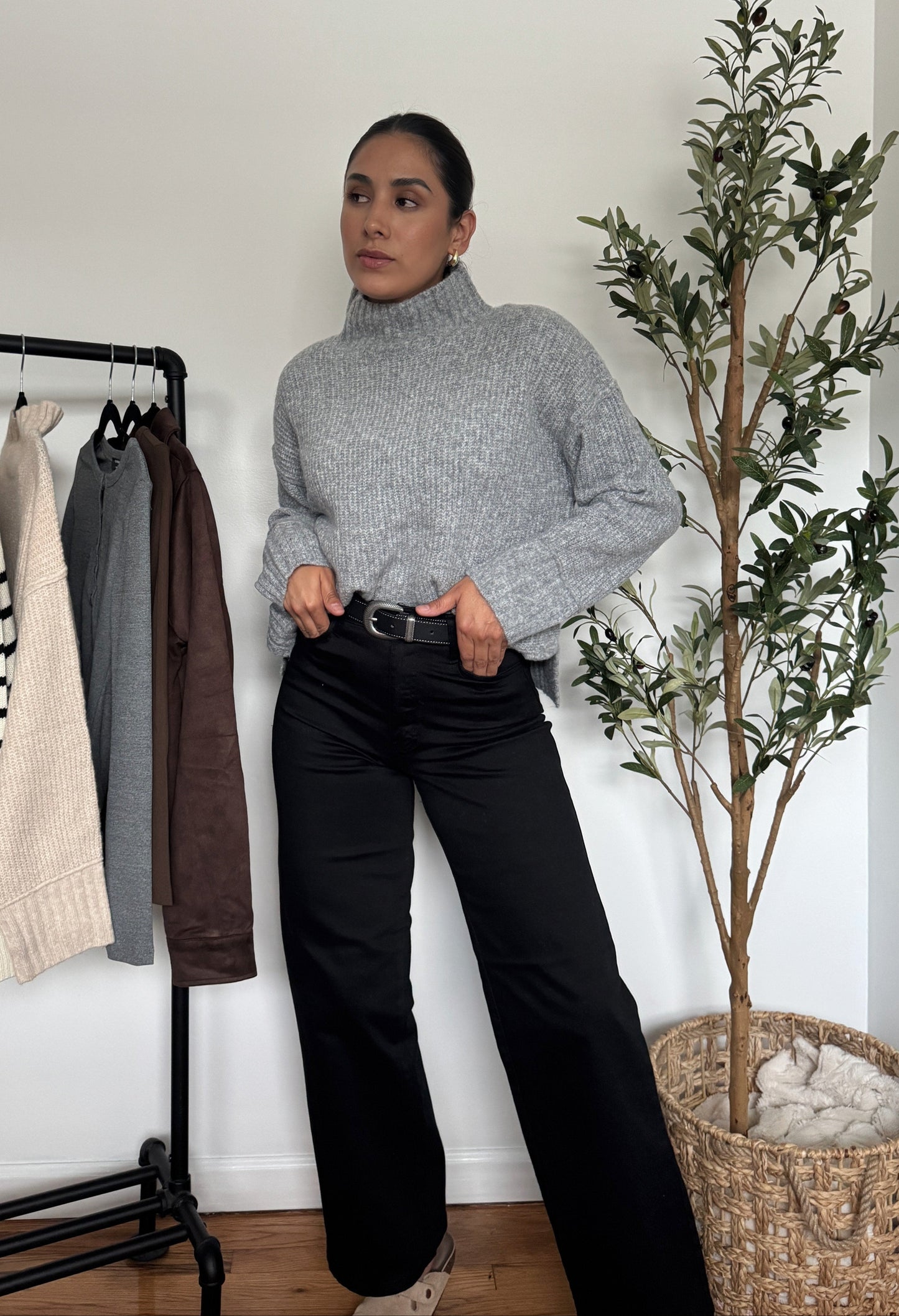 Remi Knit Sweater - Grey