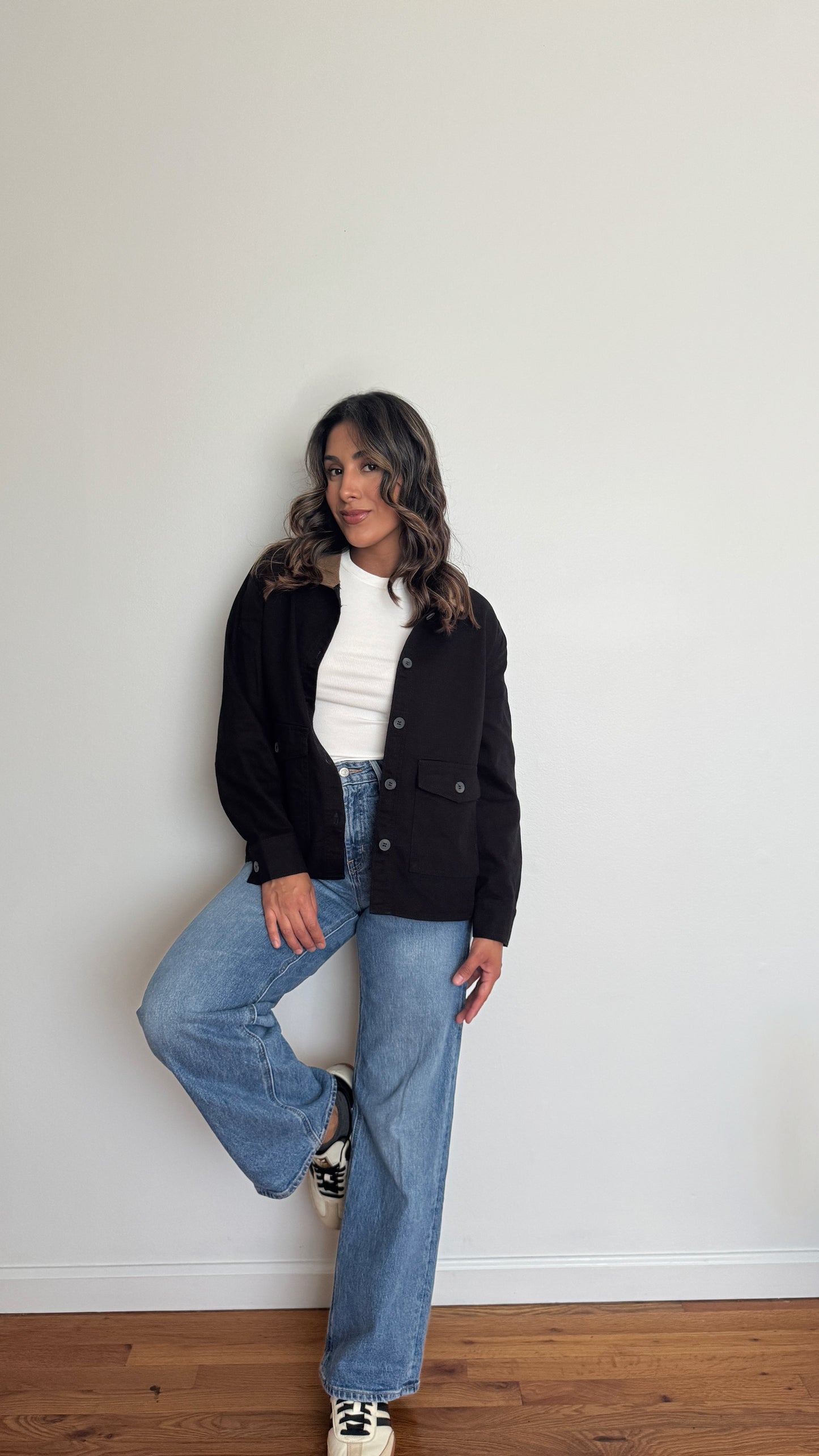 Daily Light Corduroy Jacket - Black