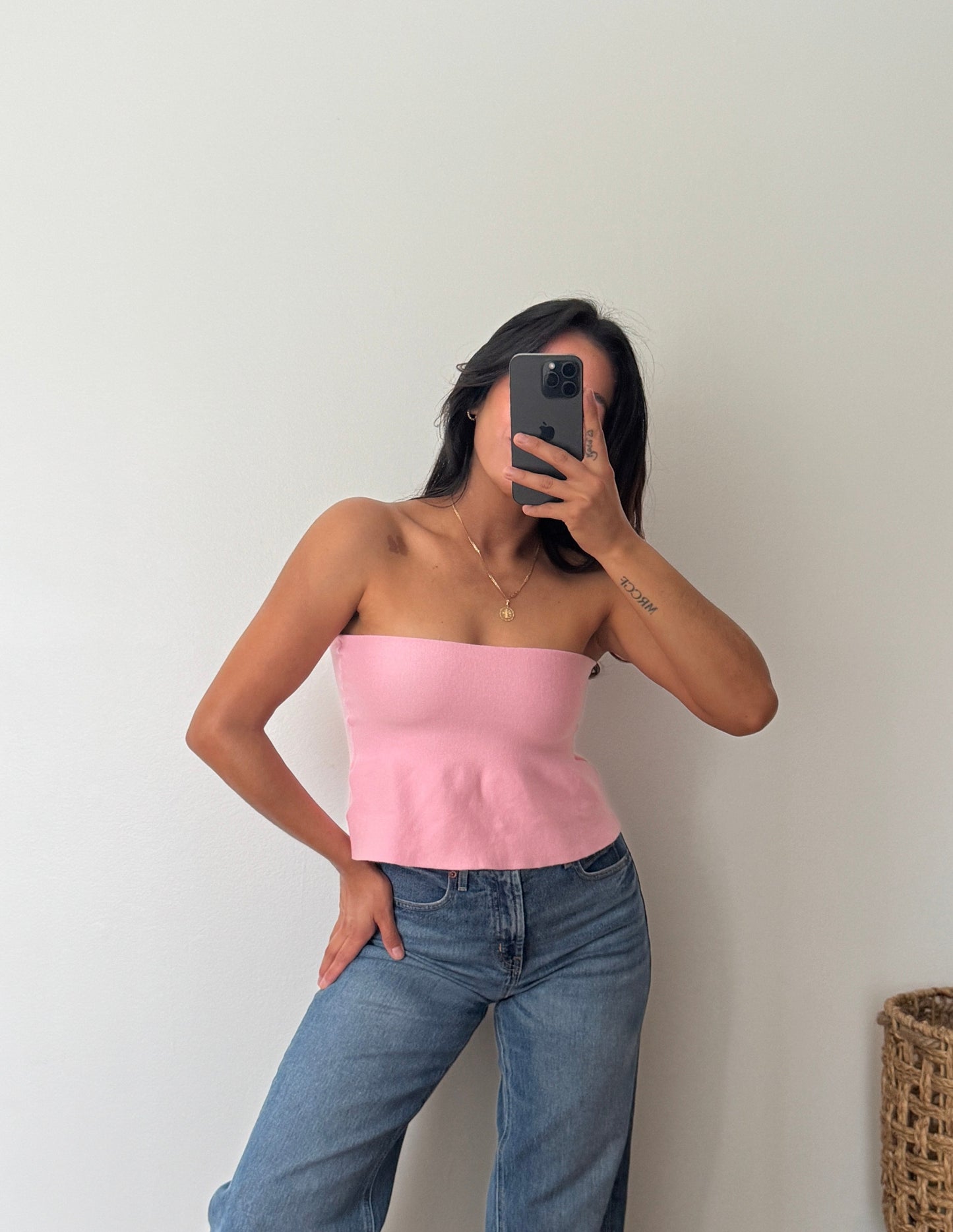 Ellie Strapless - Pink