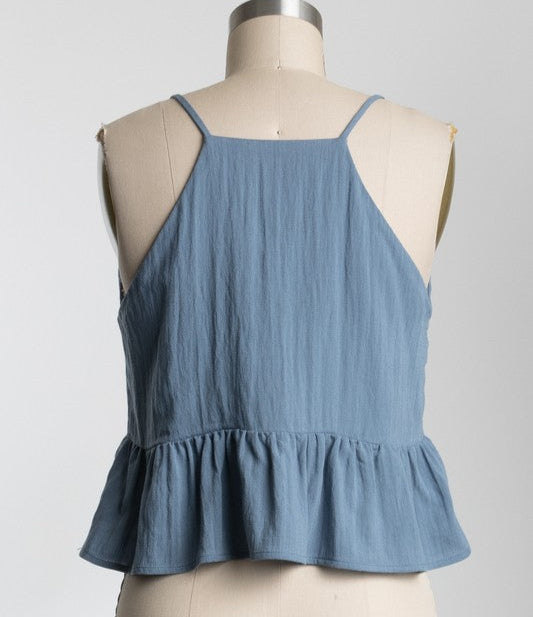 Jane Racerback crop top