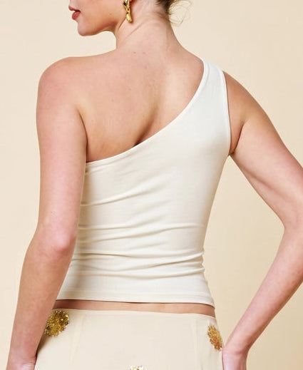Tessa One shoulder - Butter