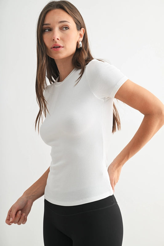 Ribbed Athleisure Top