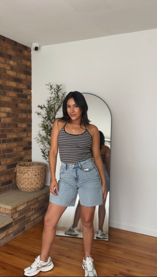 Gia Halter (Grey/navy)
