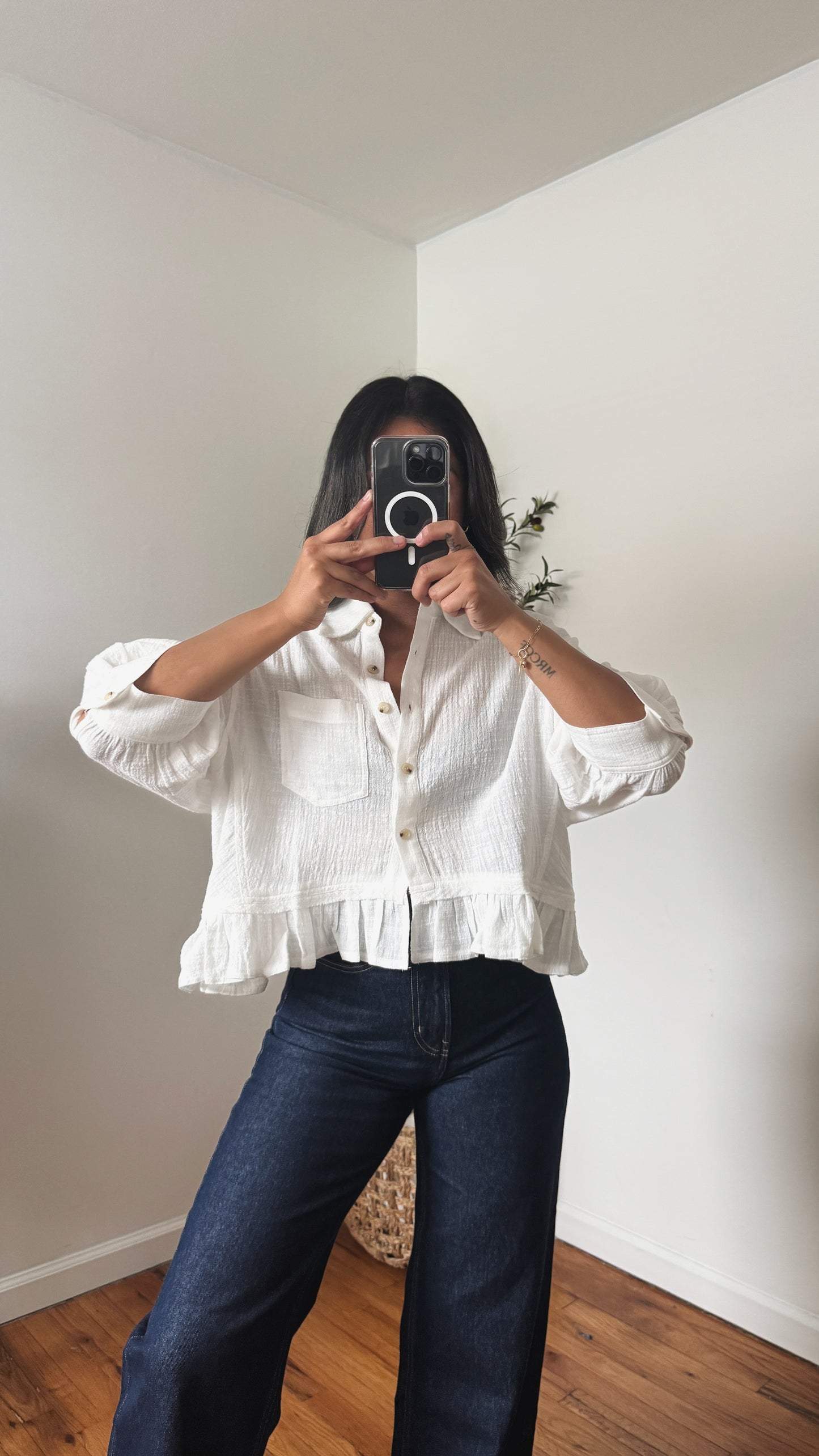 Emmy Ruffle Top