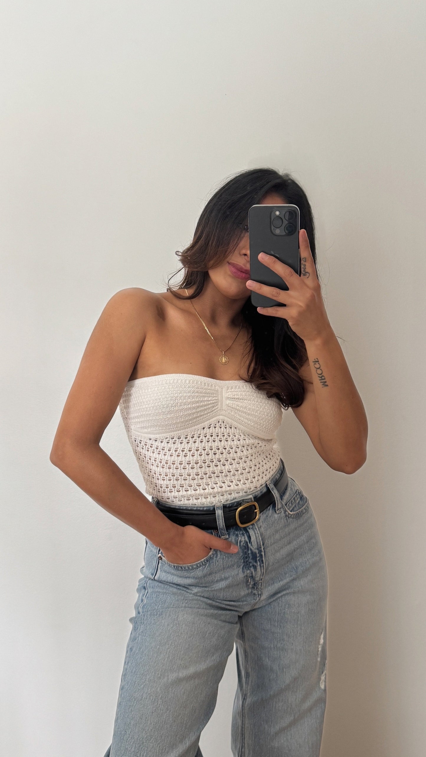 Leah Crochet Top