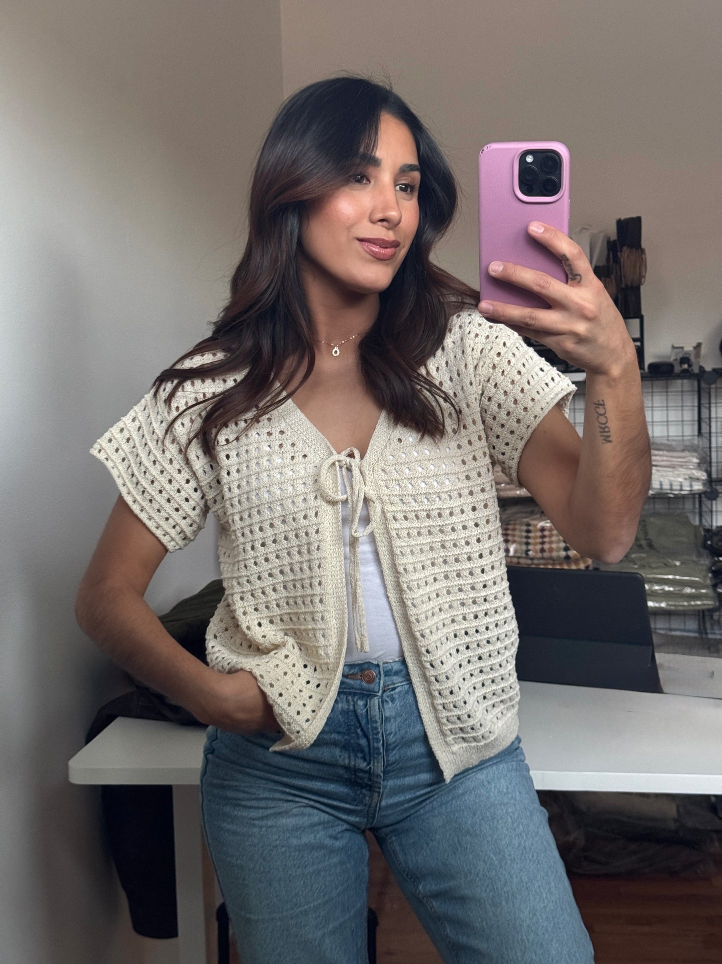 Mabel Crochet cardigan