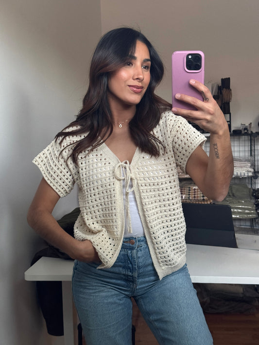 Mabel Crochet cardigan