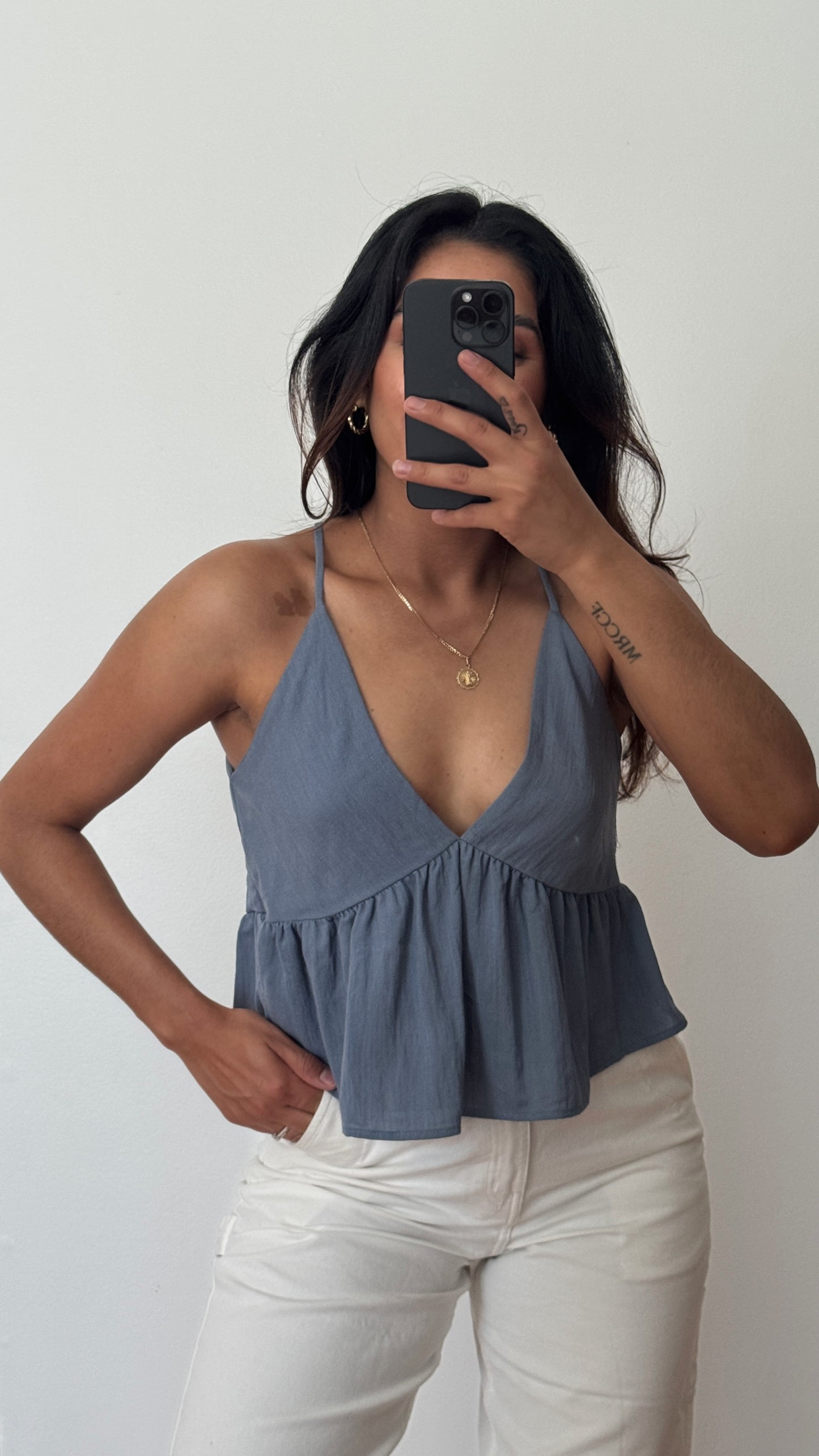 Jane Racerback crop top