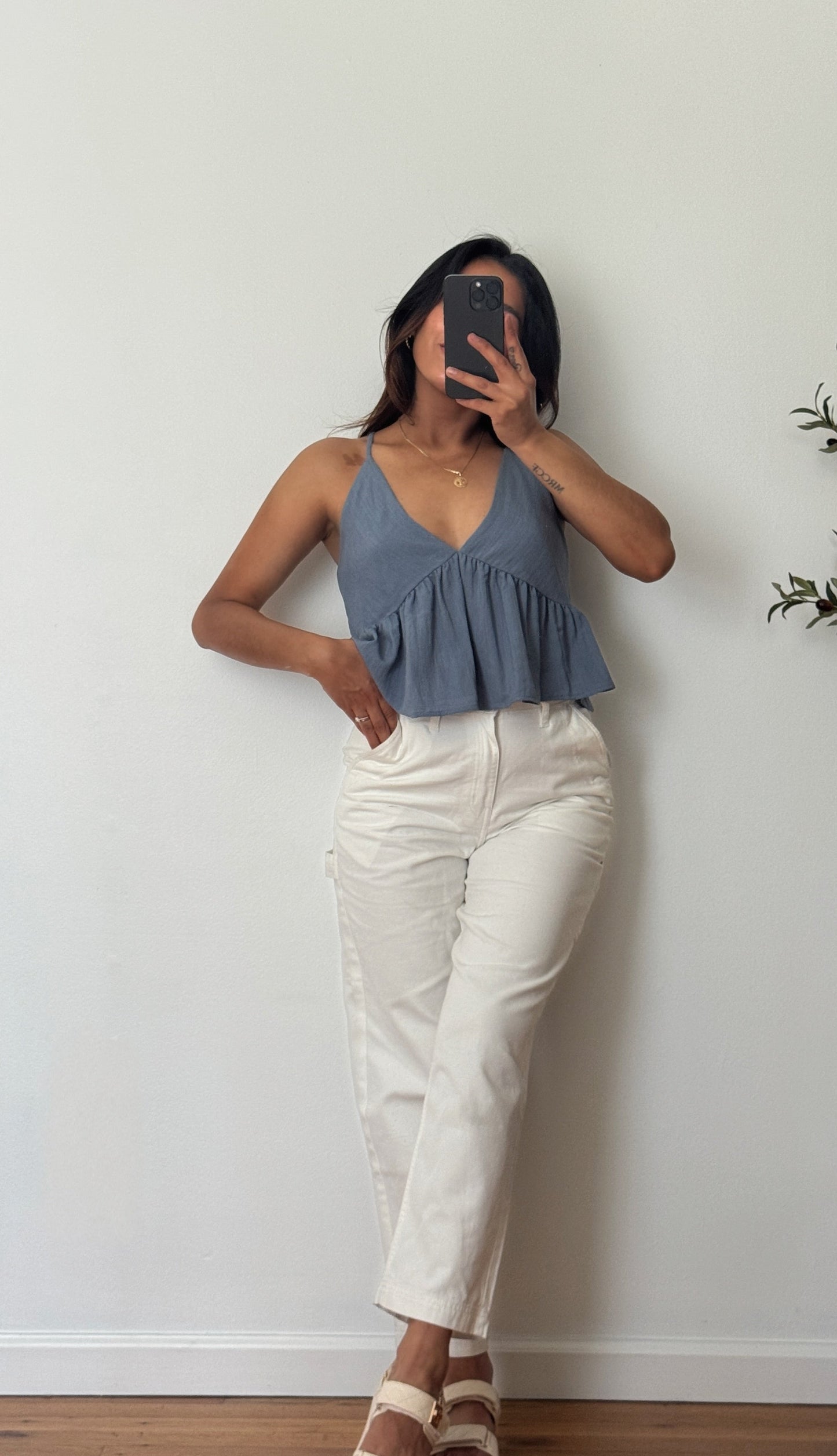 Jane Racerback crop top