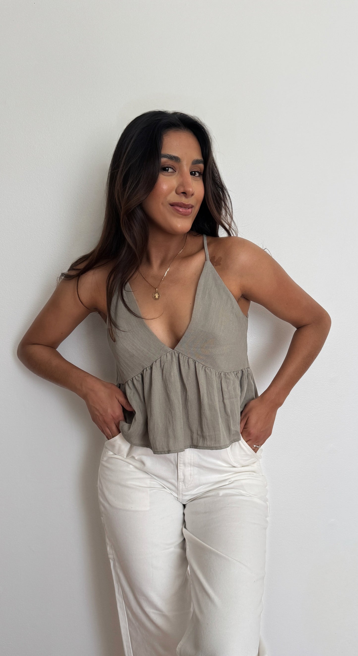 Jane Racerback crop top