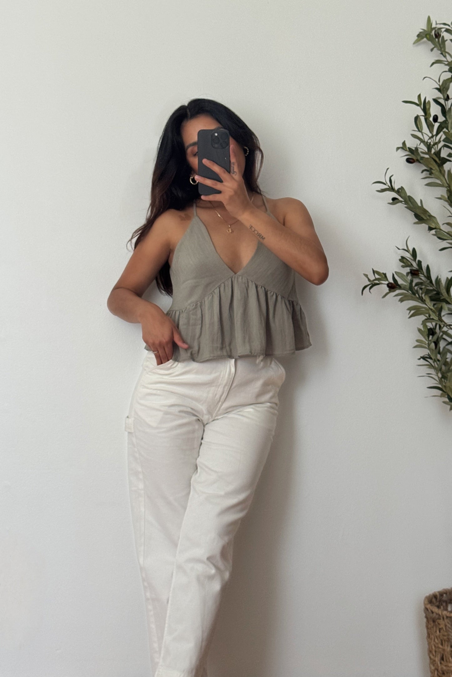 Jane Racerback crop top