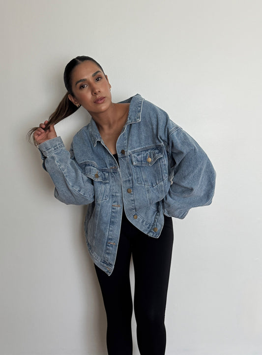 Boxy Oversize Denim Jacket