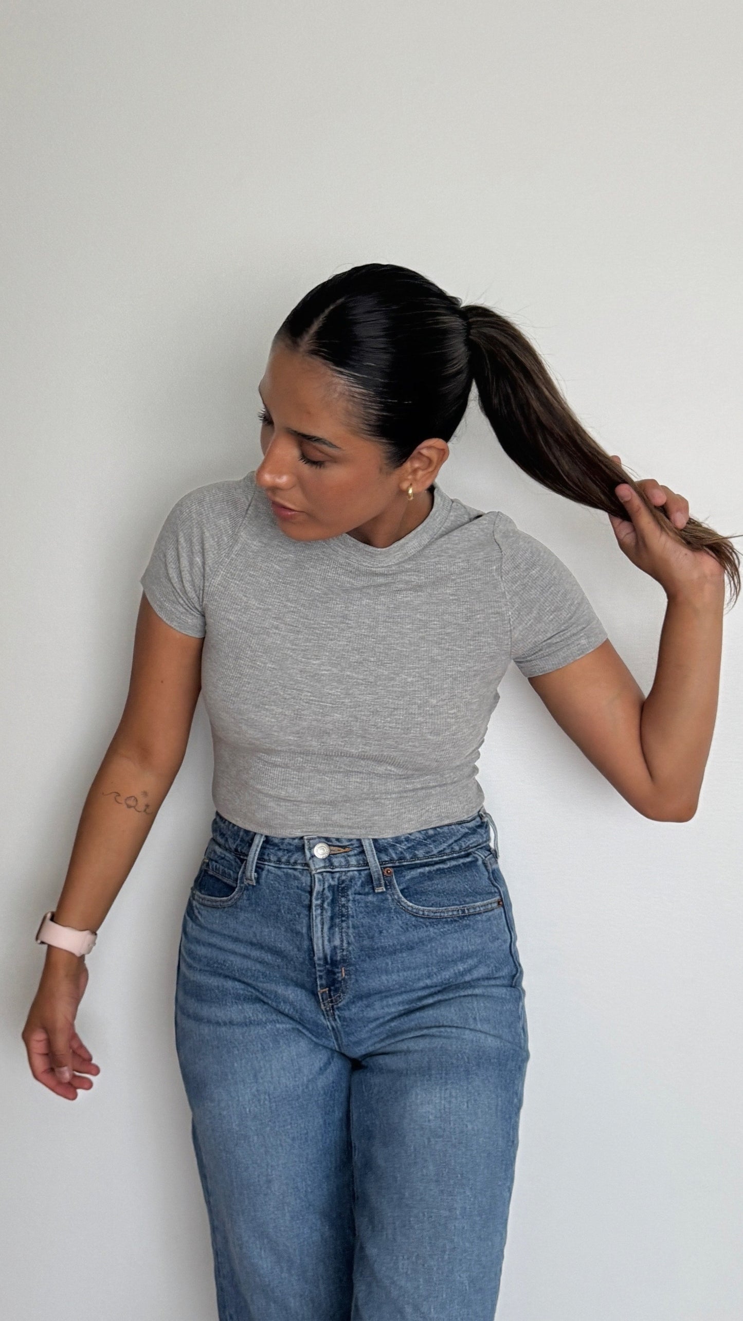 Ribbed Athleisure Top