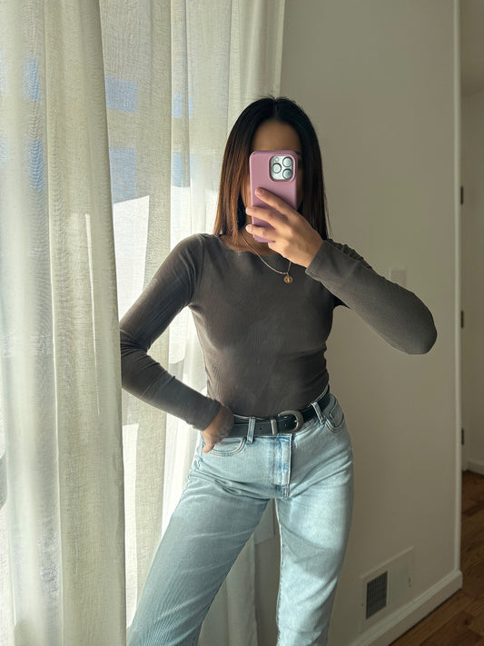 CELY KNIT TOP (LONG SLEEVE)