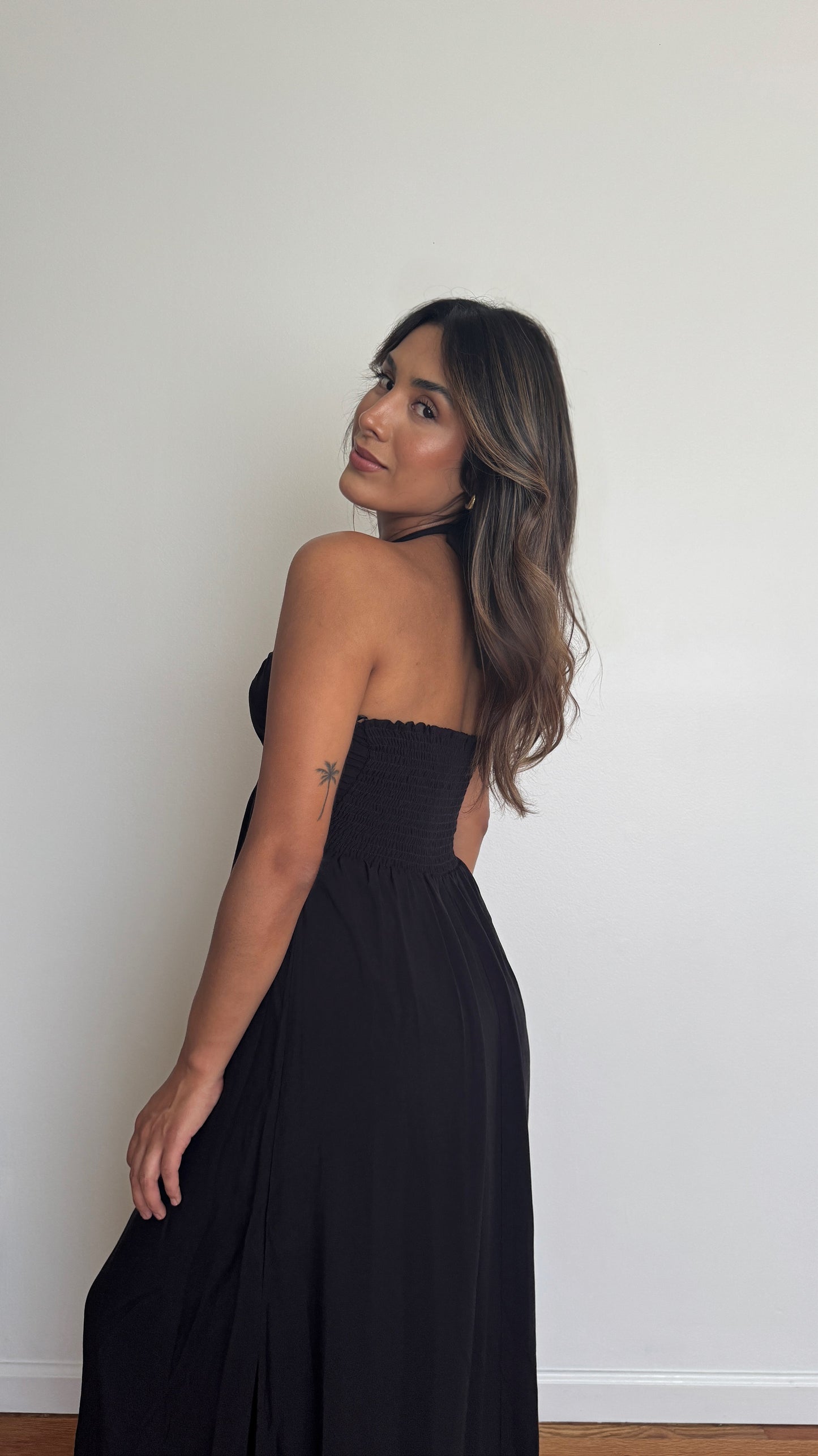 Noelia Halter Dress