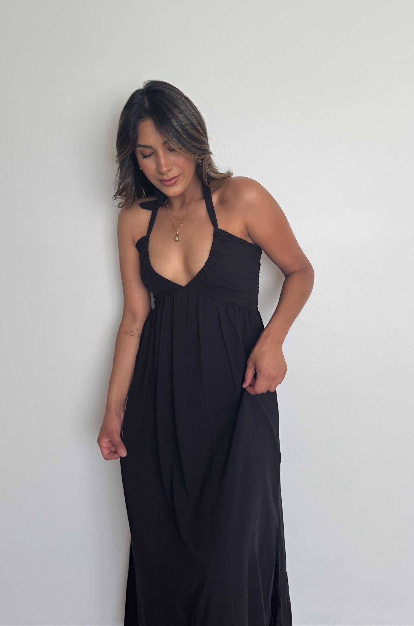Noelia Halter Dress