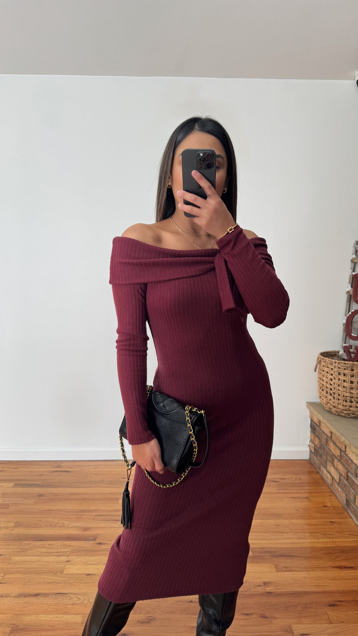Bow Midi Dress