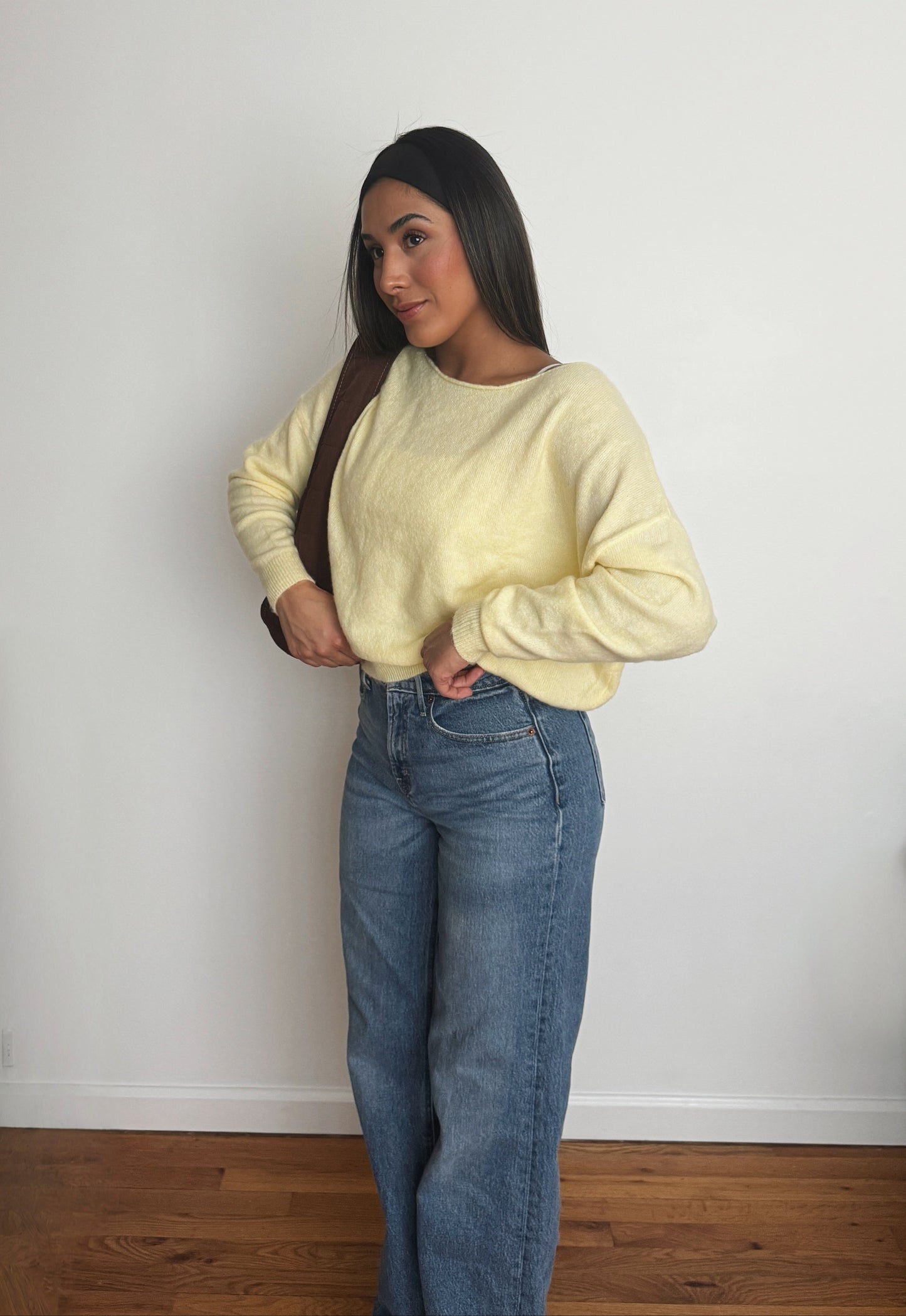 Spring Sweater - Butter Yellow