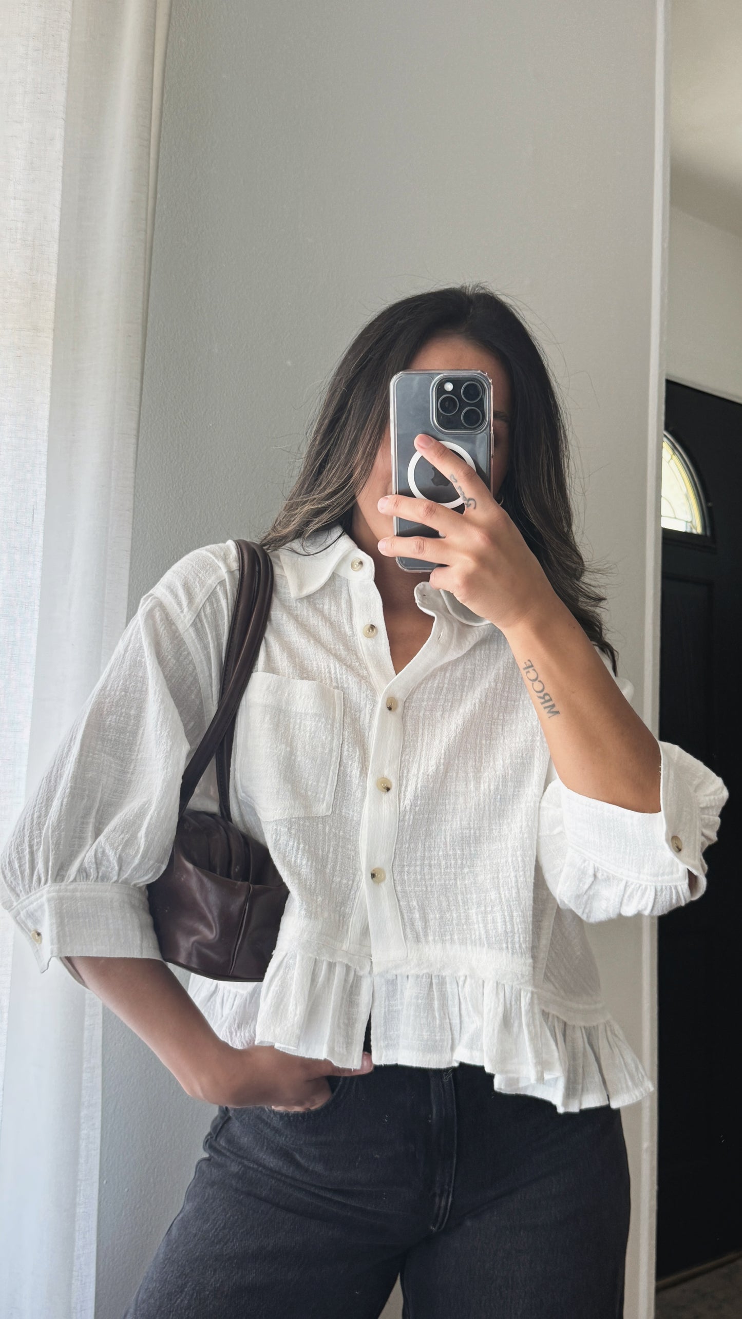 Emmy Ruffle Top