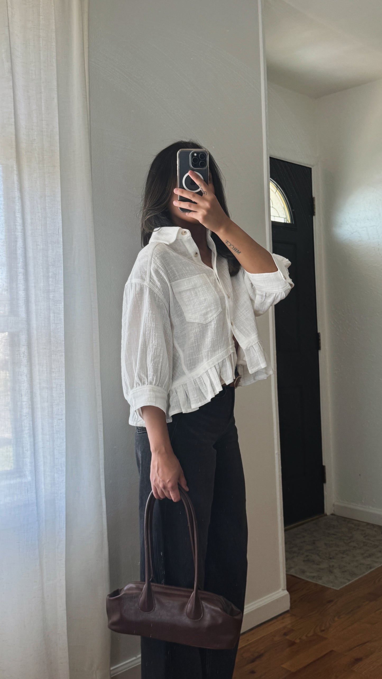 Emmy Ruffle Top