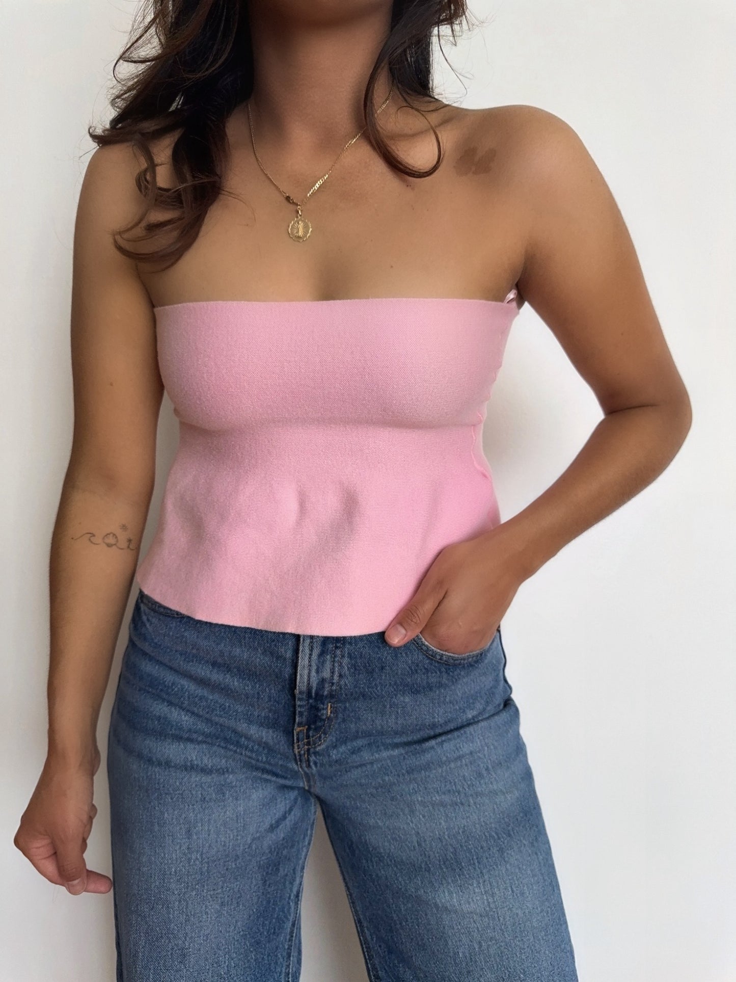 Ellie Strapless - Pink