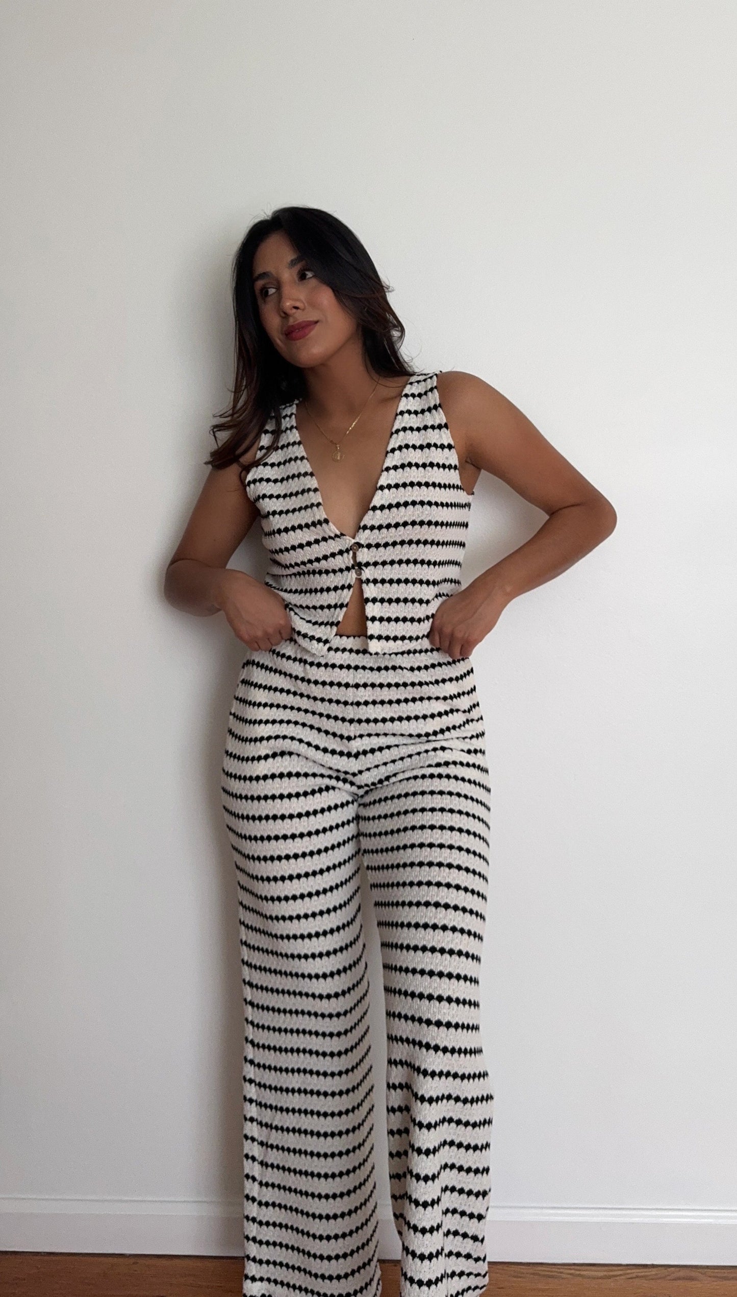 Stella Stripe knit set