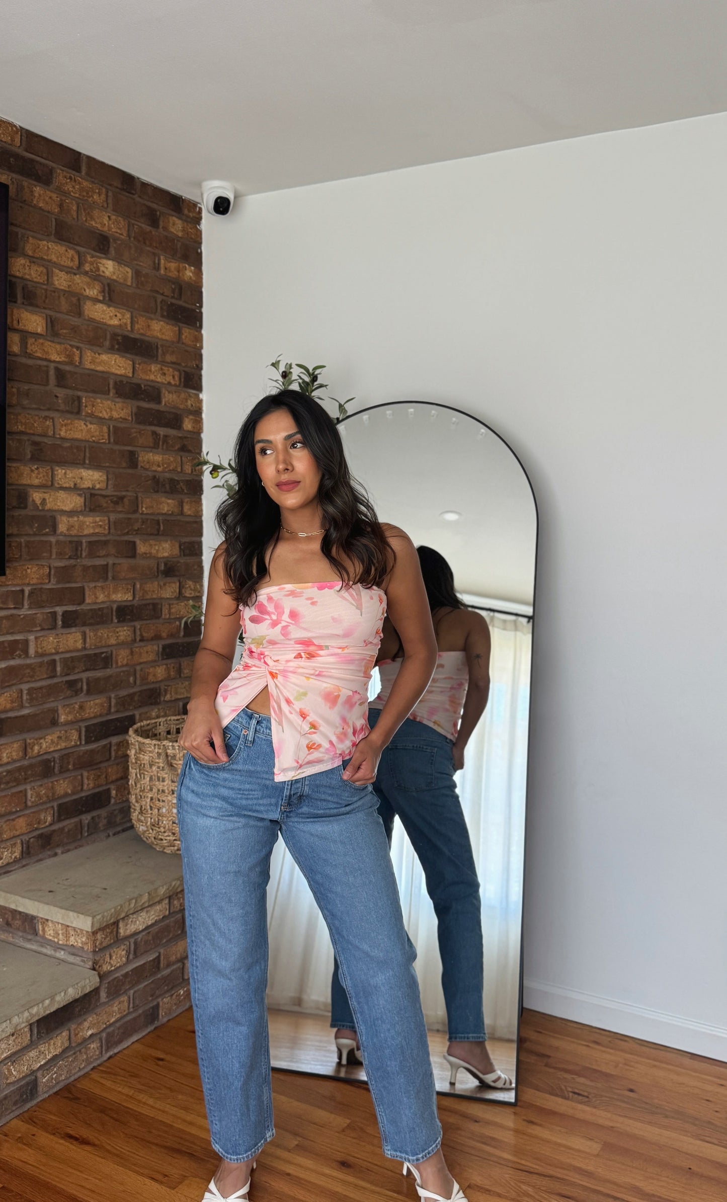 Flora Strapless Top