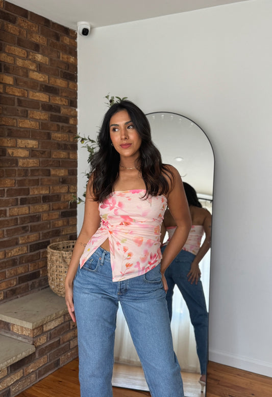 Flora Strapless Top