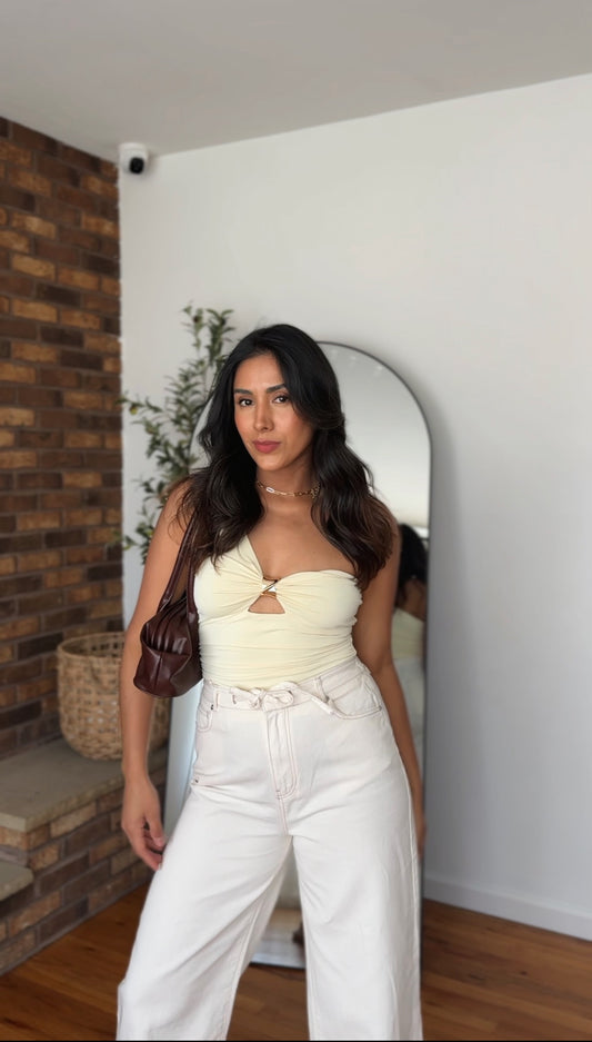 Tessa One shoulder - Butter