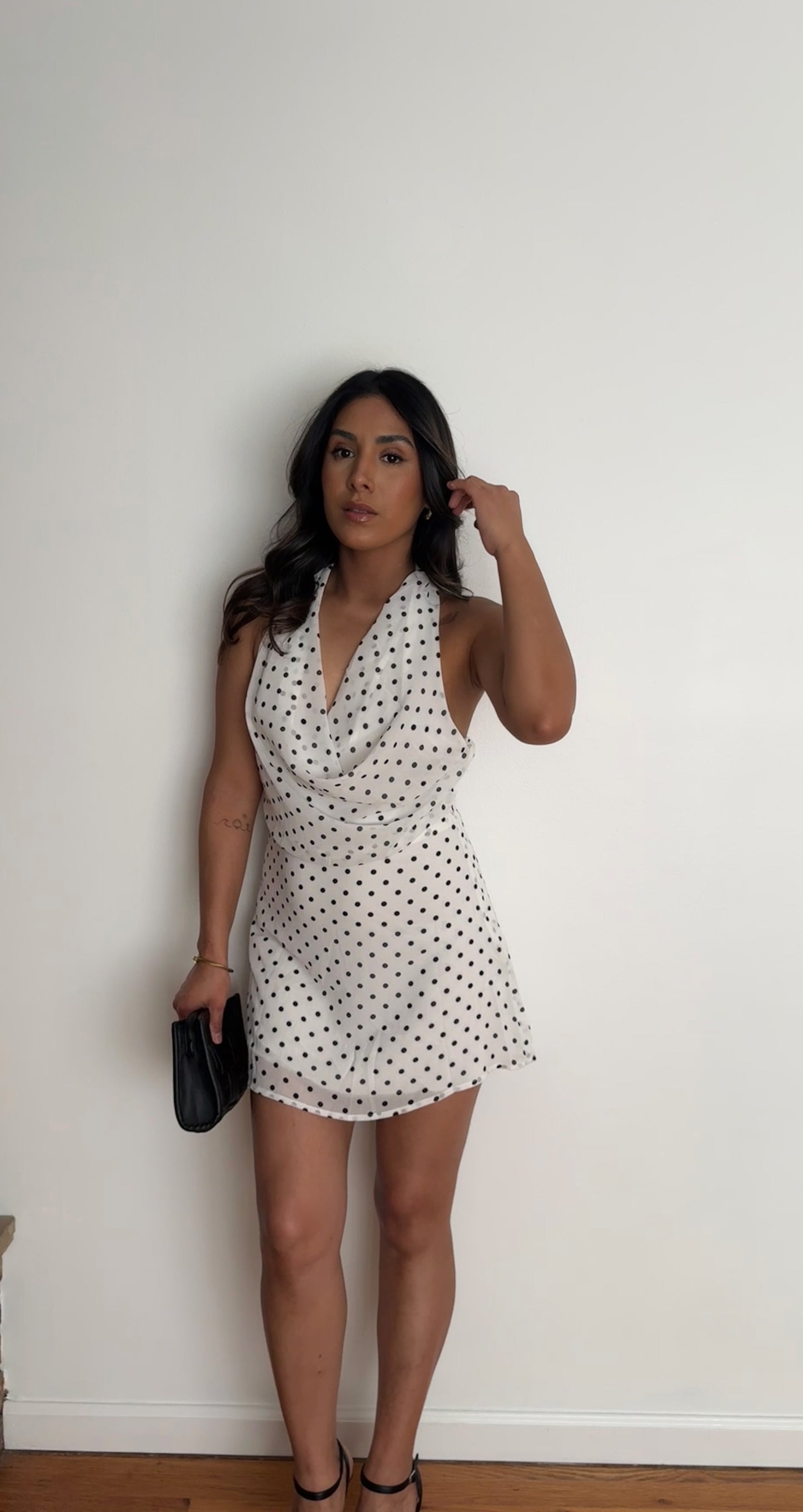 Polka Halter Dress