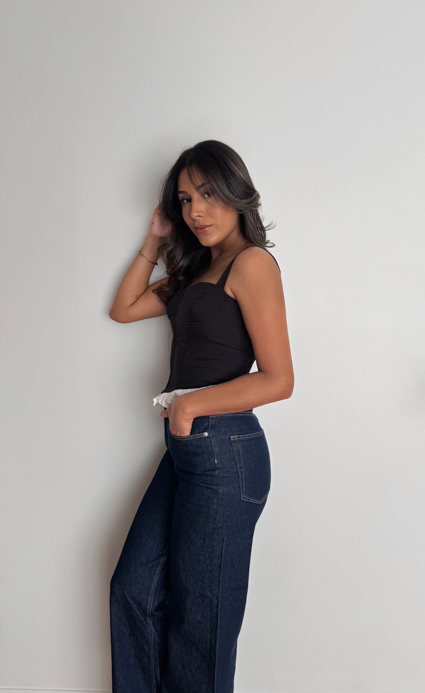 Midnight Corset Top