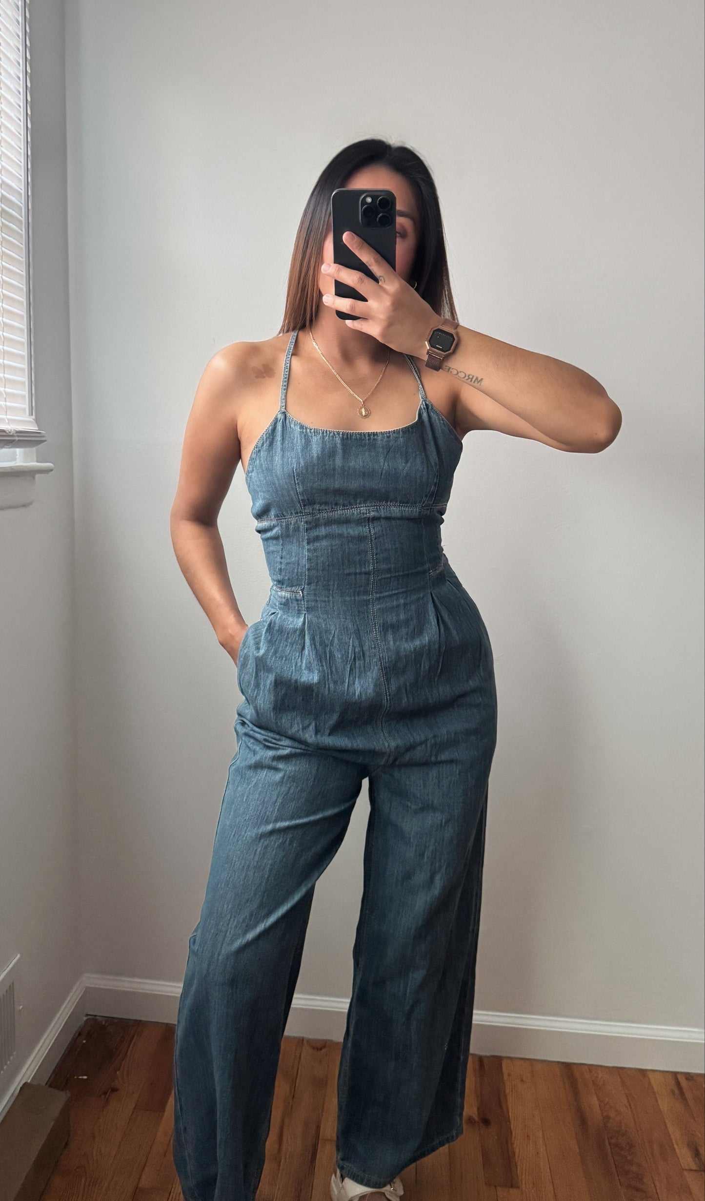 Bella Denim Jumpsuit