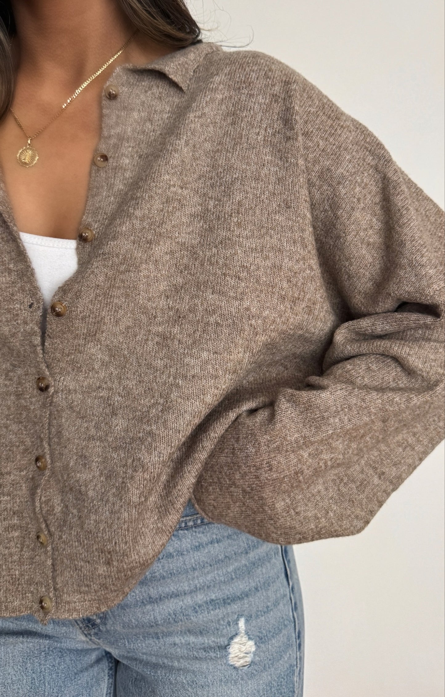 Mady Cardigan Taupe
