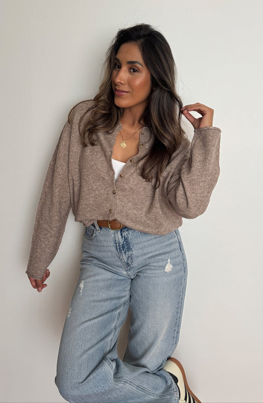 Mady Cardigan Taupe