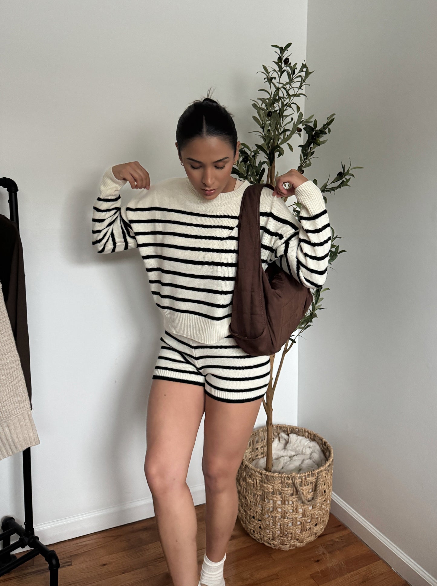 Striped Knit Set