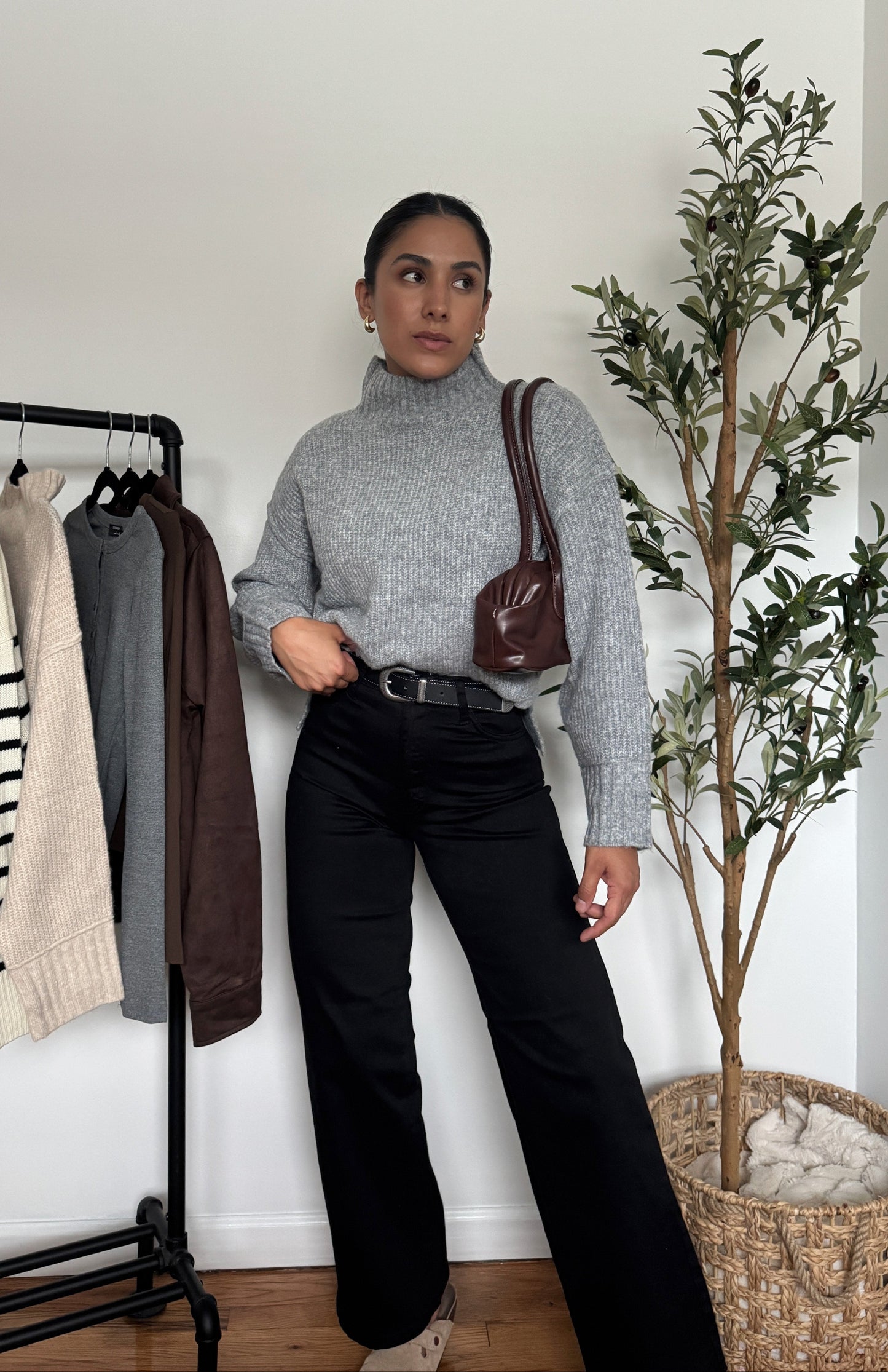 Remi Knit Sweater - Grey