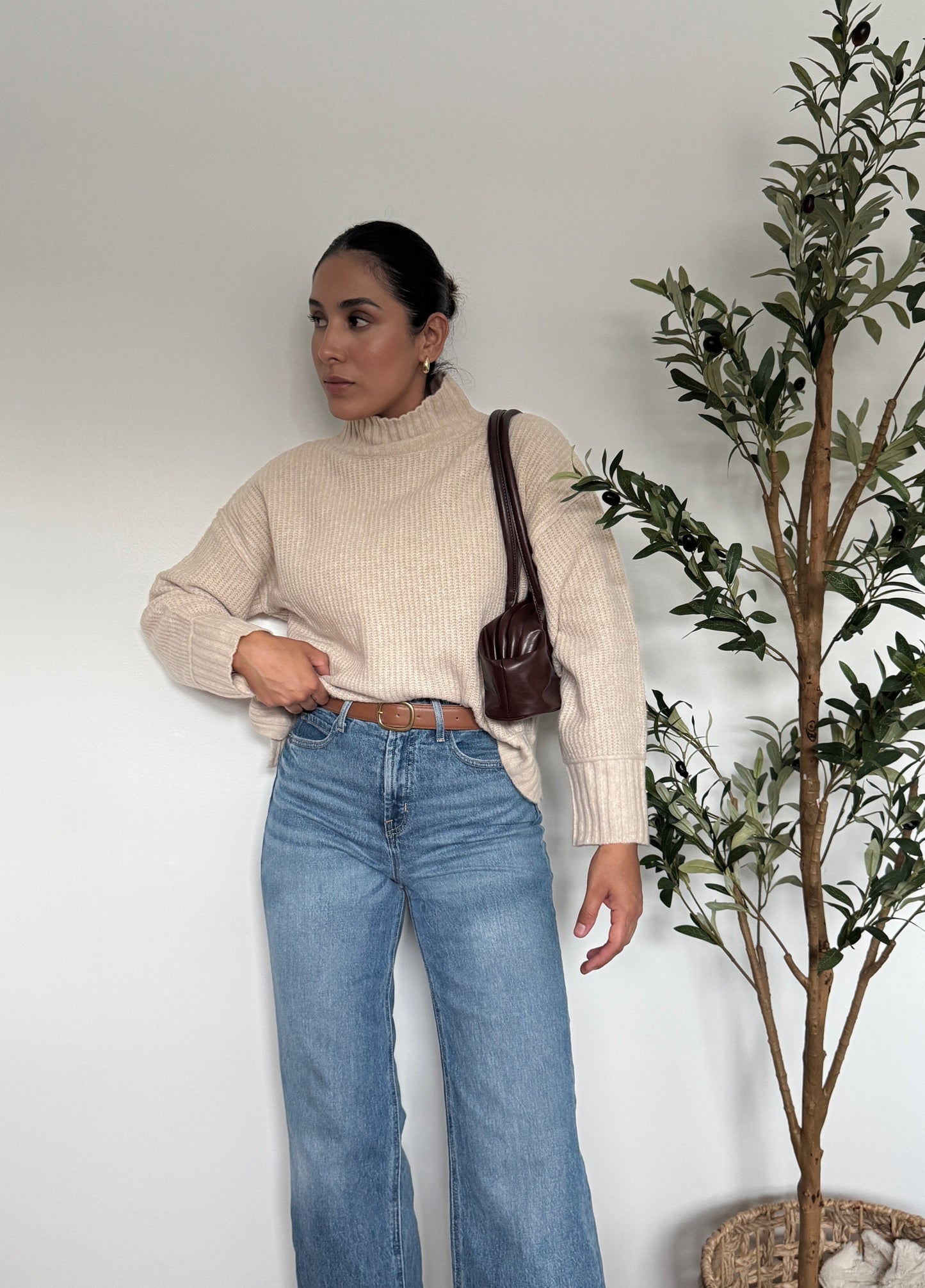 Remi Knit Sweater - Khaki