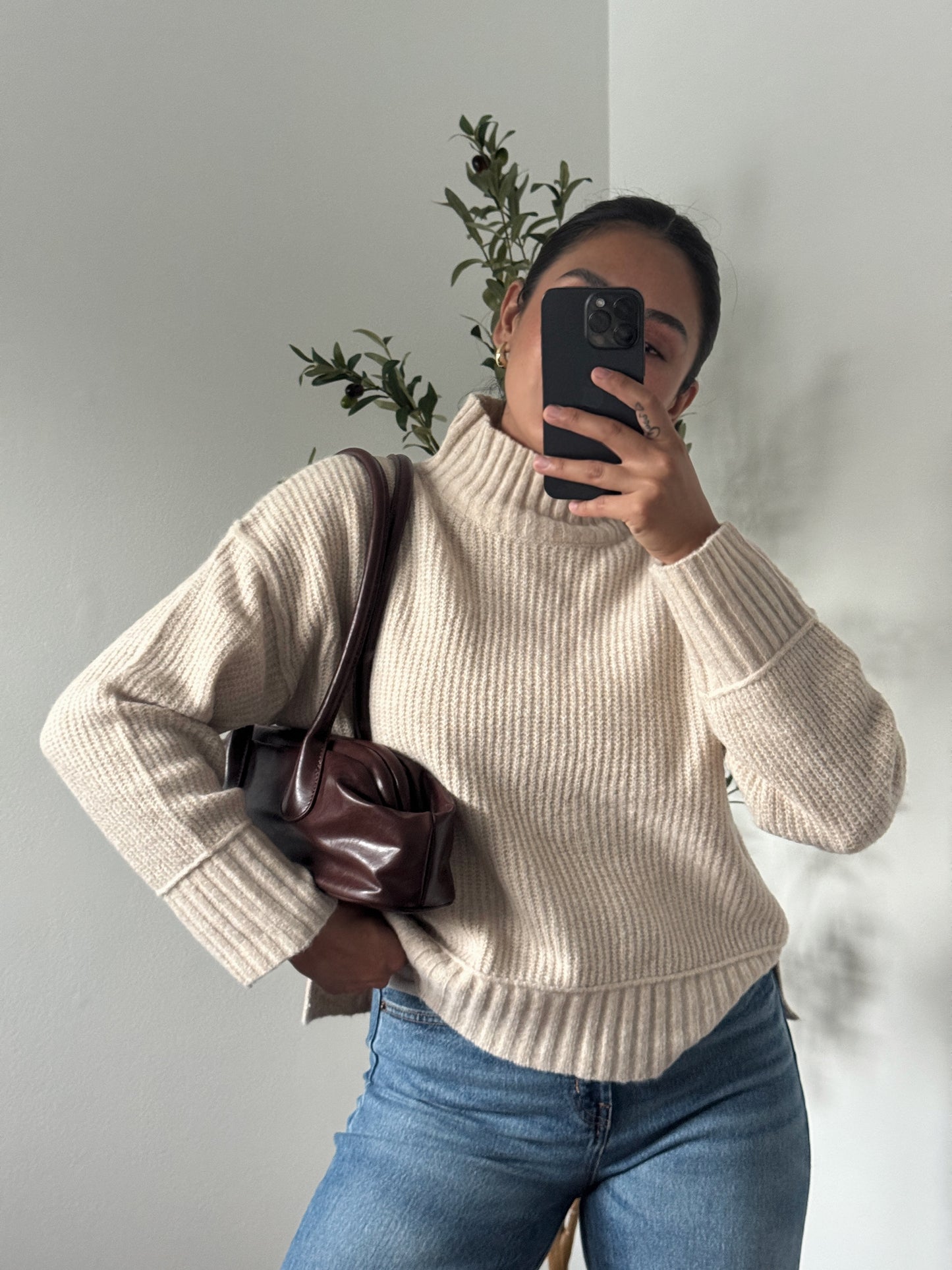 Remi Knit Sweater - Khaki