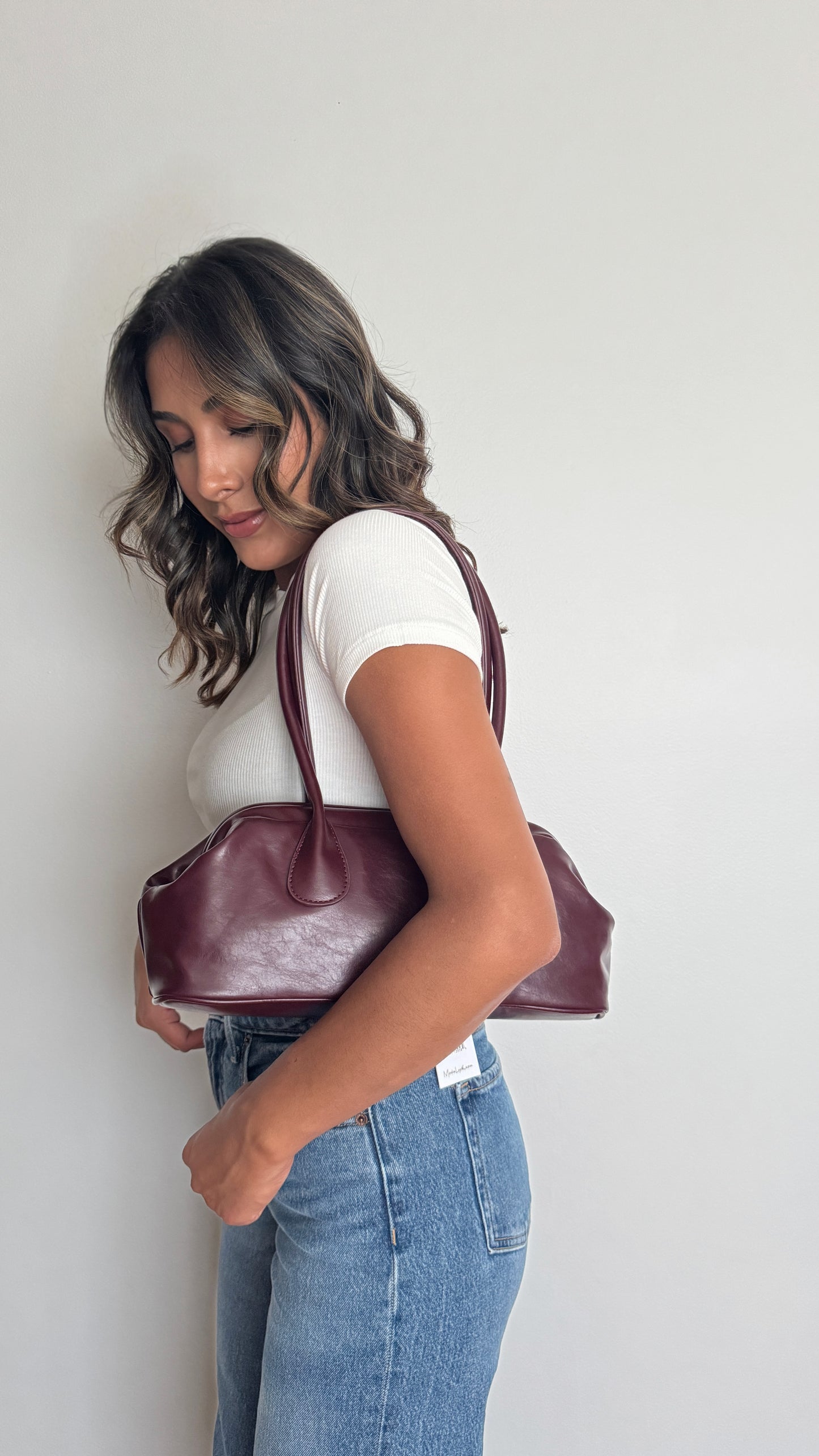 Mila Shoulder bag - Wine