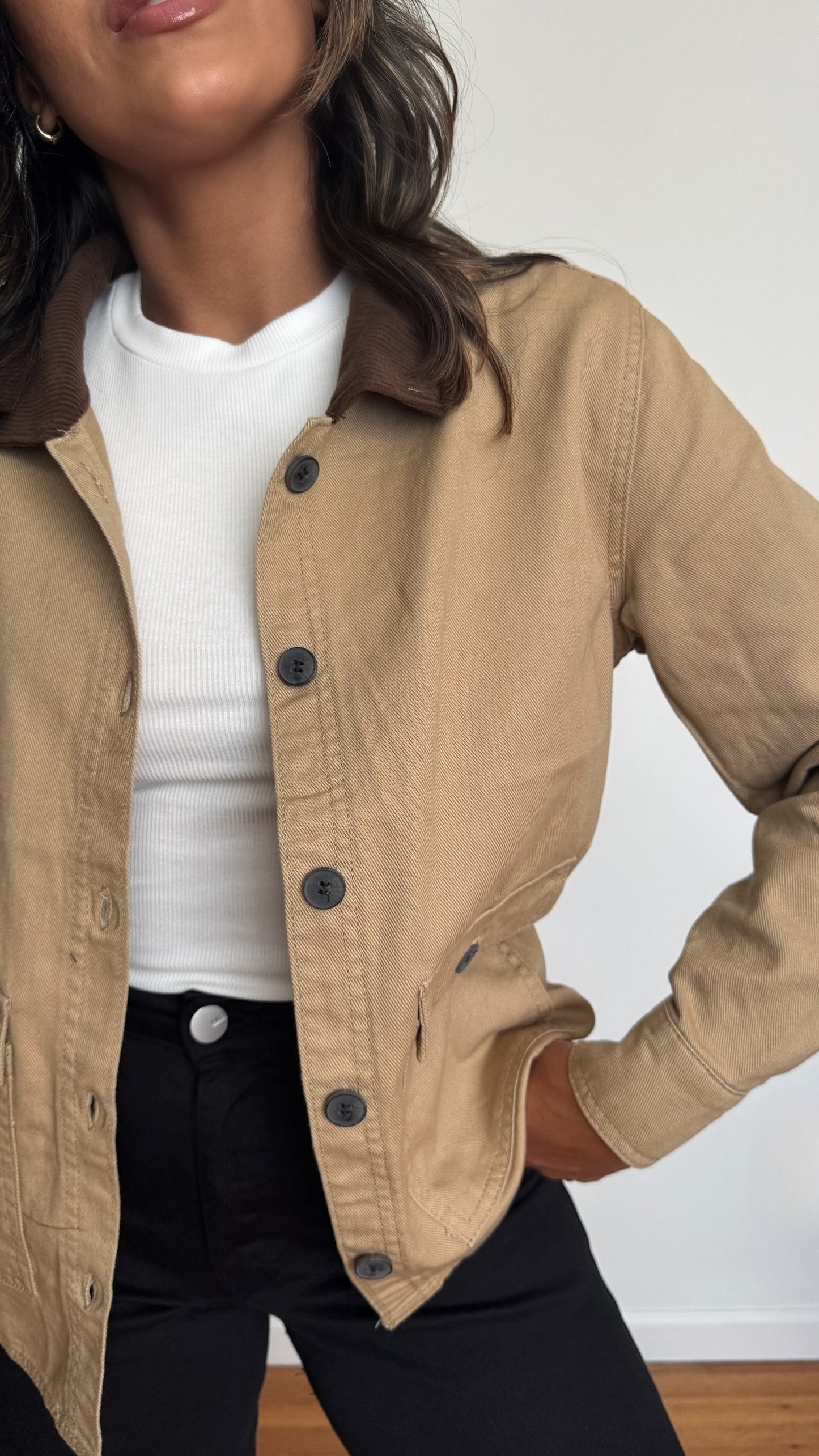 Daily Light Corduroy Jacket - Khaki