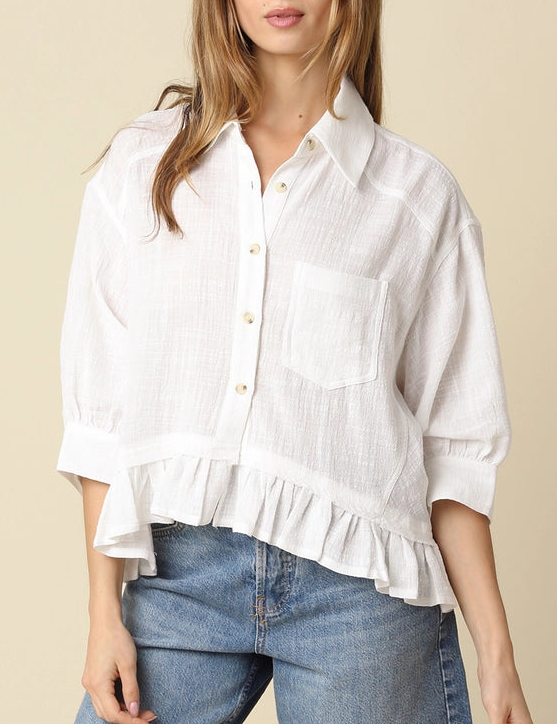 Emmy Ruffle Top