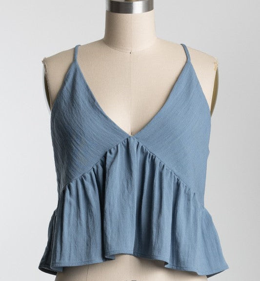 Jane Racerback crop top